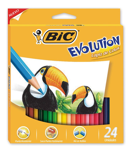 Set Lápices Color Bic Evolution X24 Unid