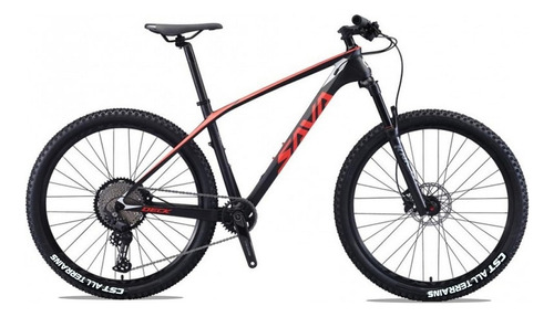 Bicicleta Sava Deck 8.1 Aro 29 Carbono - Shimano Xt 8100 Color Negra / Roja Tamaño Del Cuadro S