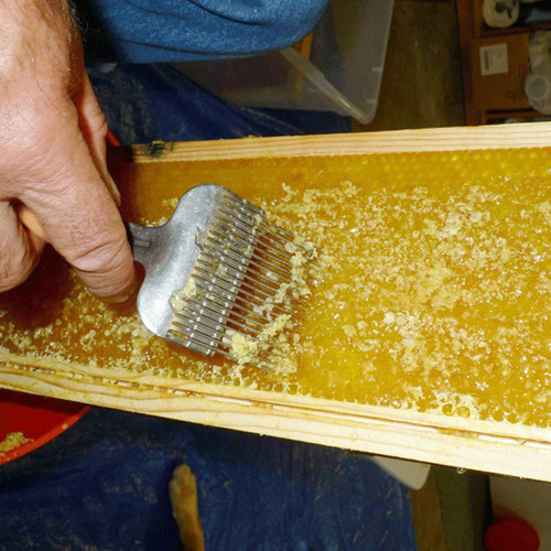 3 Tenedor Para Destapar Apicultura, Tenedor Para Amarillo