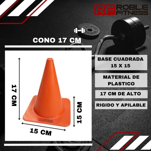 Imagen 3 de 9 de Kit Entrenamiento Escalera Coordinacion Cono Aro Soga Salto