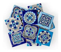 Comprar Mayólicas , Azulejos , Tocetos . Jalisco Cobalto 10 X 10