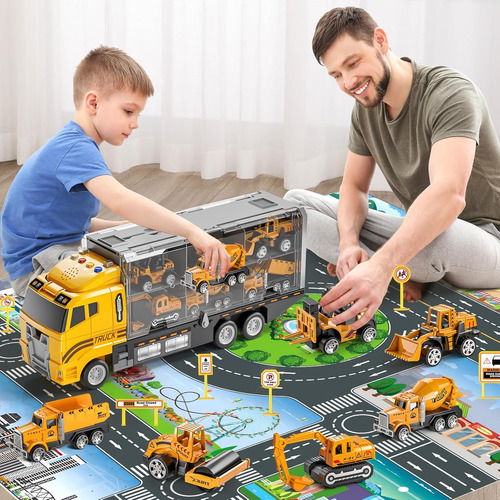 Juego De Construcción Para Niños, Camión De Aleación Metálic
