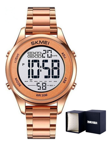 Reloj Digital Luminoso Con Cronógrafo Led Skmei