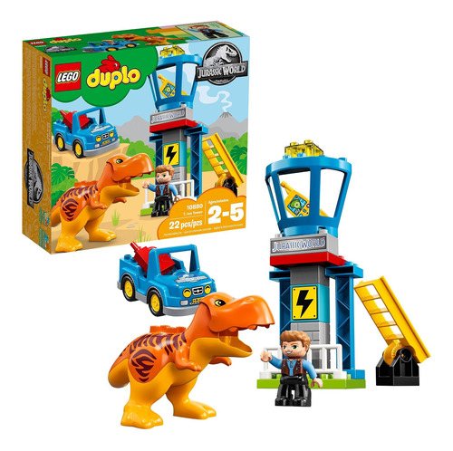 Figuras Para Armar Lego Duplo Jurassic World T. Rex Tow Fgr