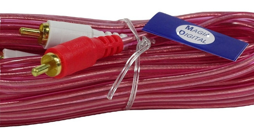 Imagen 3 de 4 de Extension 2 Plugs Rca Por Lado 3.60 Metros Dxr 081-313