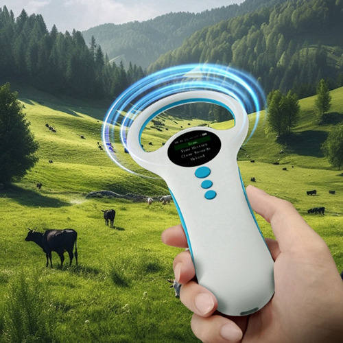 L Lector Black Animal Chip Reader 134,2/125 Khz Con