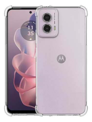 Foluu Funda Transparente Para Motorola Moto G 5g (2024) De A