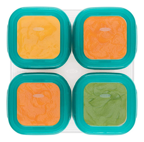 Oxo Tot Baby Blocks Contenedores De Almacenamiento De Alimen