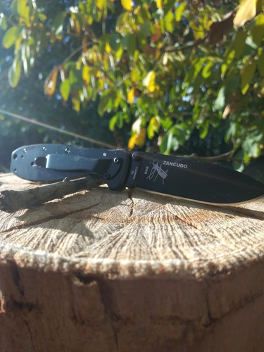 Cuchillo Esse Zancudo Framelock Grn/blk D2