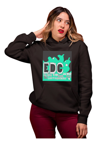 Sudadera Con Estampado Dtf Edc Electro Ropa Moderna 