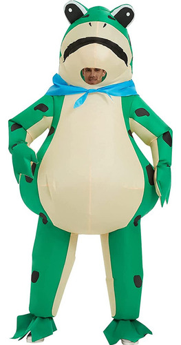 Disfraz Inflable De Rana, Divertido Traje De Juego De Rol, 1