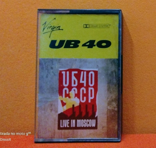 Ub40 Live In Moscow - Fita Cassete Original K7