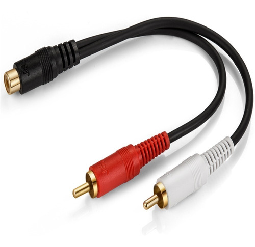 Cable Rca  Splitter Macho Hembra 