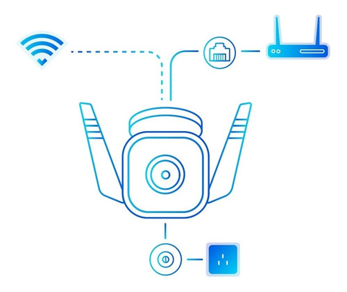 Imagen 5 de 5 de Camara Ip Exterior Tplink Tapo C310 Wifi/lan 3mp Microfono