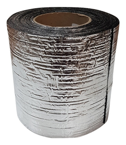 Membrana Autoadhesiva Asfáltica Aluminio Rollo 15cm X 25mts