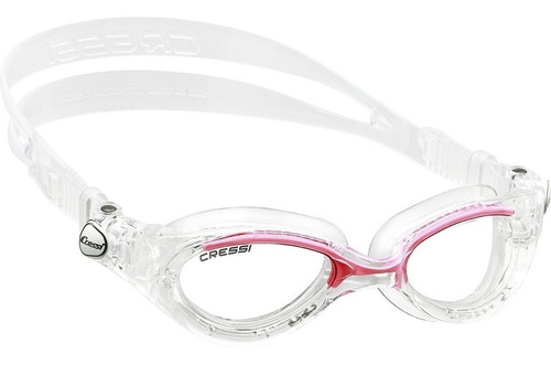 Goggles Natacion Mod Flash Lady Clear / Rosa Cressi
