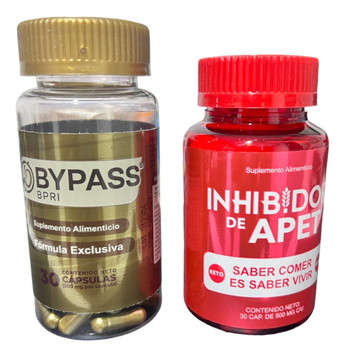 Duo Bypass E Inhibidor Con Vinagre De Manzana (2 Piezas)