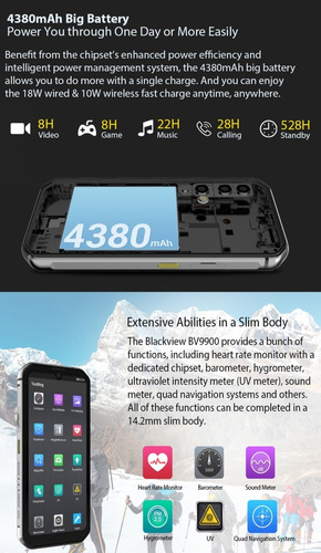 Blackview Bv9900 - Rugerizado Resistente A Golples Y Caidas