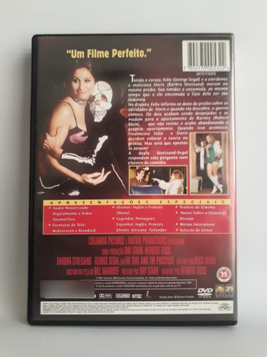Dvd O Corujão E A Gatinha - Barbra Streisand - Ótimo Estado (Usado)