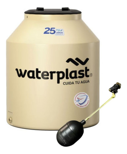 Tanque De Agua Waterplast T1100l De 141 cm X 110 cm C/flot