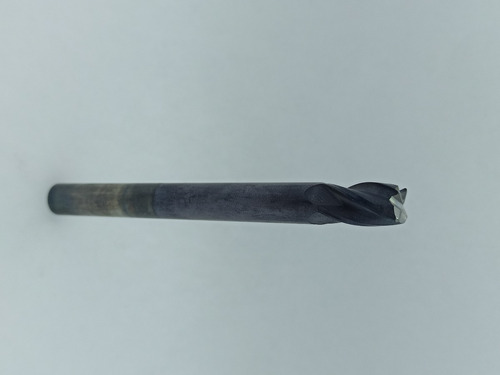 End Mill 4 Filos Recto De Carburo De Tungsteno