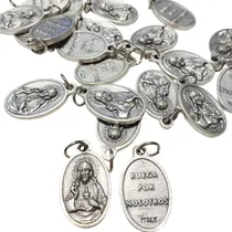 Comprar 25 Medallas Dijes Sagrado Corazon De Jesus 22mm (italy)
