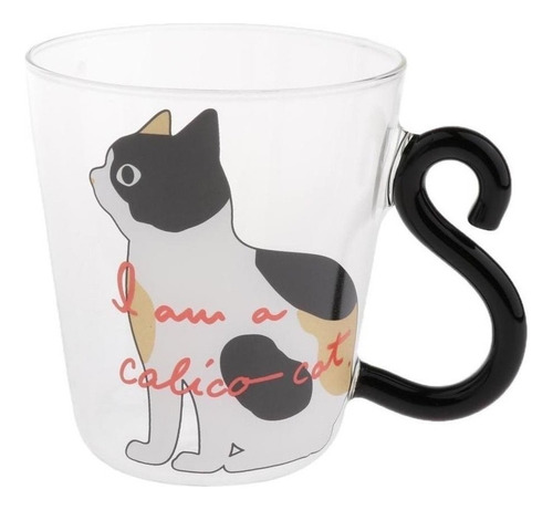 2024 2 Vasos De Vidrio De Doble Capa Con Diseño De Gato