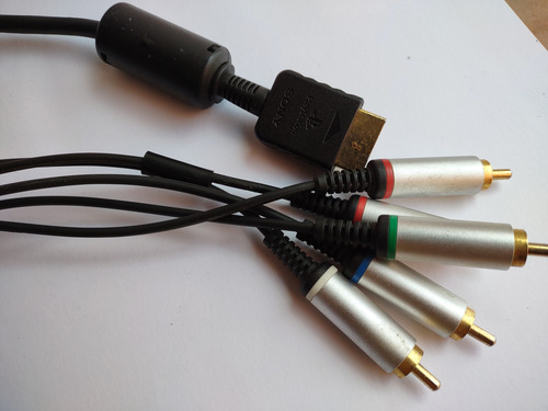 Cable Componente Ps2 Original Playstation 2 Ps3 (Usado)
