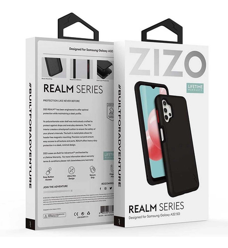 . Funda Zizo Realm Para Samsung A32 5g Negra