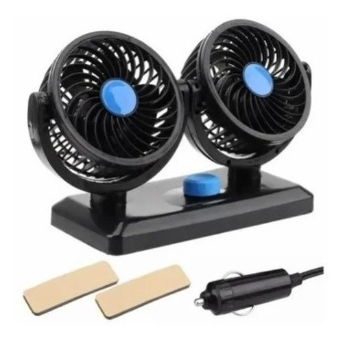 Mini Ventilador Portátil Para Auto 12v° Doble. Ofertasclaras