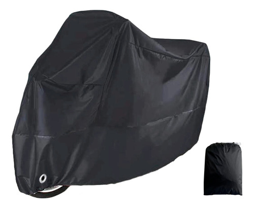 Carpa Moto Impermeable Negra Easy Buy Con Tula Cubre Moto