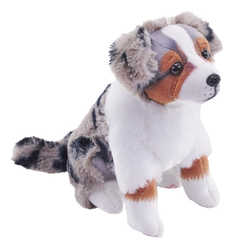Peluche De Perro Pastor Australiano Con Sonido 14 Cm