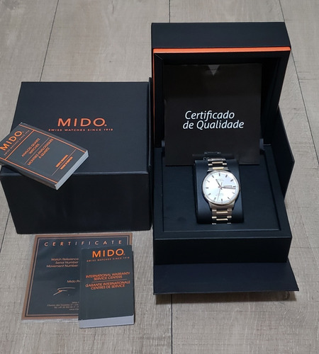 Relógio Mido Commander Ii- Automático (caixa + Certificado)