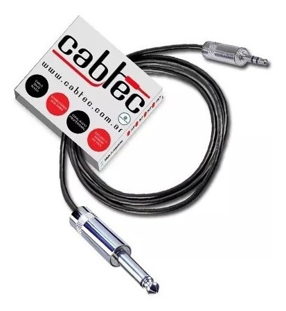 Cable Plug Ts Mono Miniplug Stereo Neutrik Rean 1m Cabtec