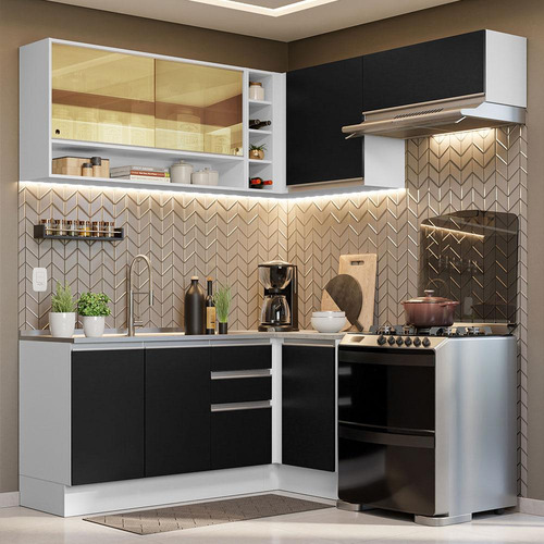 Cocina Integral Completa Modular Madesa Glamy 349cm Bn 06