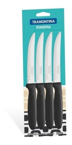 Cuchillo Asado Ipanema Negro X 12 Unid. - 23360/905