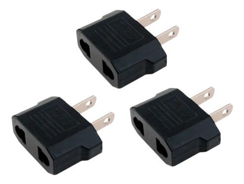 Adaptador Conector Enchufe Europeo Americano X 20 Unidades 