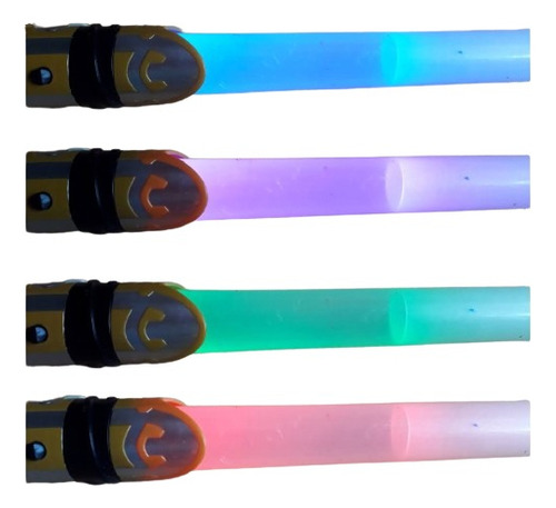 Sabre De Luz Star Wars Force Master #e2512 Muda Quatro Cores (Usado)