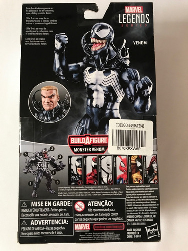 Venom Y Carnage Figuras 6 Pulgadas Marvel Legends Monster 2f (Usado)