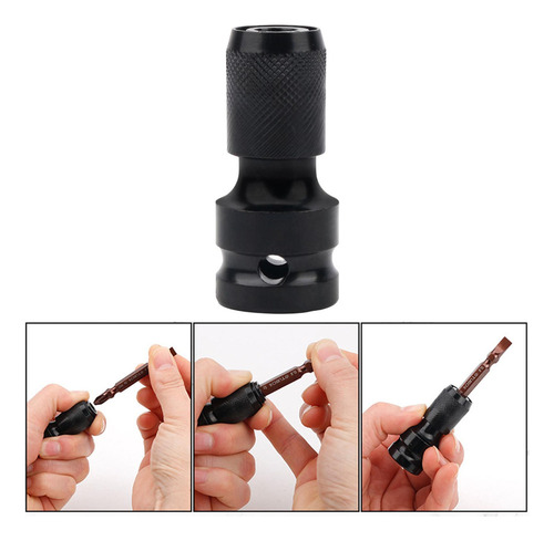 / Adaptador De Mandril Para Llave De Impacto De 1/2 A 1/4