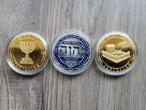 Moneda Jerusalen Física De Metal Con Estuche- Shofares Chile