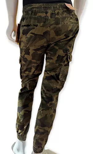 Pantalón Jogger Hombre Camuflaje Militar