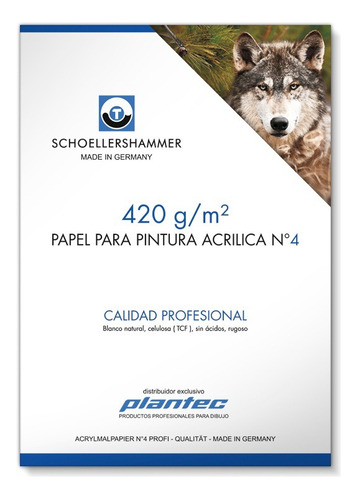 25 Schoeller Papel P Acrilico Acuarel 420g N4 Aleman