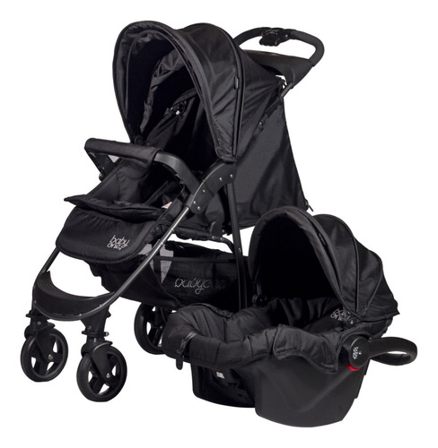 Cochecito Travel System, Reclinable, Plegable B.one Novo N Negro Negro