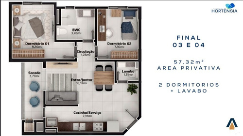 Imagem 3 de 12 de Pré-lançamento - Residencial Hortênsia - Ap03715 - 68234150