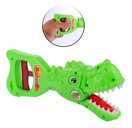Brinquedo Infantil Mão Mecânica Gancho Dinossauro 23cm 