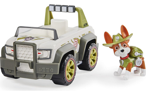 Vehículo Todoterreno Con Figura De Tracker Paw Patrol