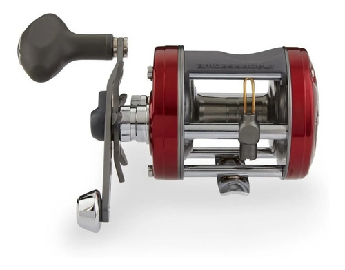 Reel Abu Garcia Ambassadeur Classic 6500 C3 Striper Especial Color Rojo Lado de la manija Derecho