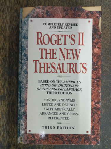 Roget´s Ii The New Thesaurus * 35000 Synonyms * Berkley *