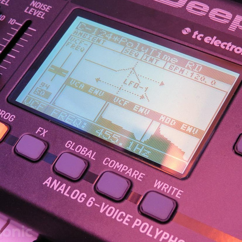 Sintetizador polifônico analógico de 6 vozes Behringer Deepmind 6